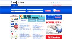 Desktop Screenshot of lionjobs.com